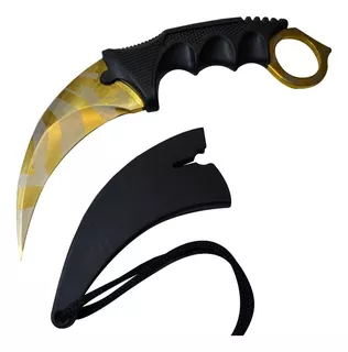 Cuchillo Navaja Funda Collar Combate Csgo Karambit Tactico