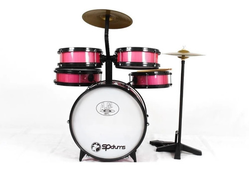 Bateria Musical Infantil Rock Baby Com Chimbal