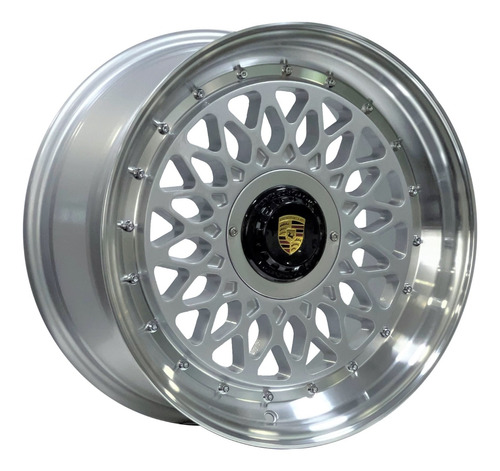 Jogo Roda Ykw Bbs Porsche Aro 17 Tala 8 4x100 4x108 Euro