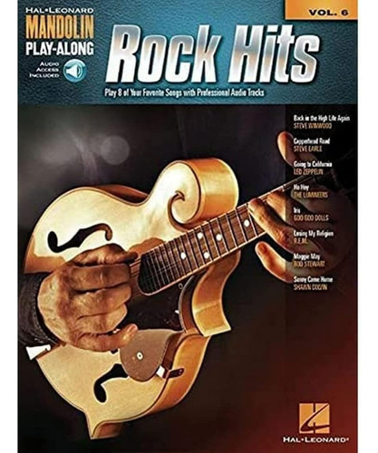 Libro: Rock Hits: Mandolin Play-along Volume 6 (mandolin 6)