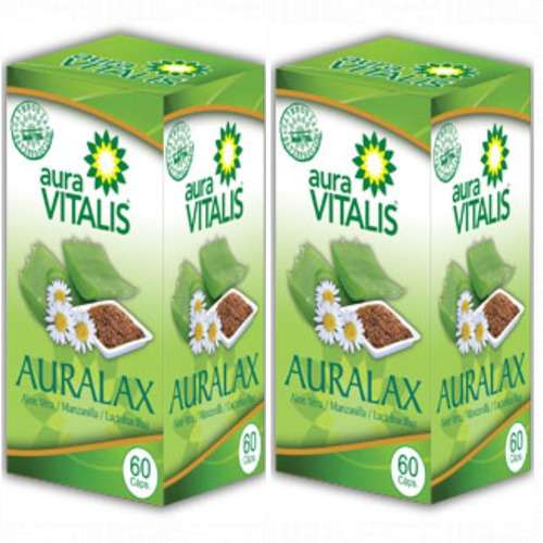 Auralax 2 Fras 60 Caps C/u Desinfectante Antiinflamatorio
