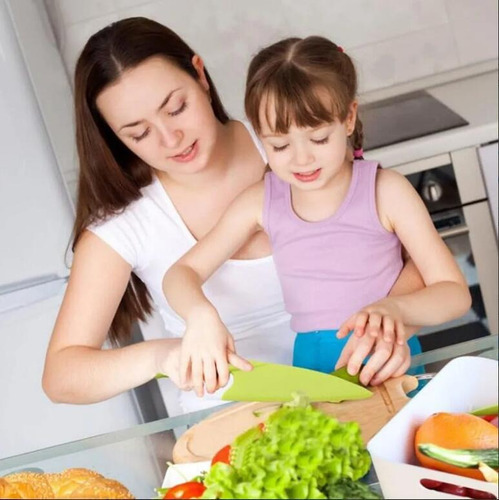 Conjunto De Facas De Cozinha Para Crianças, 3 Peças, Plástic
