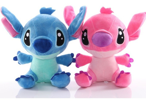 Juego De Mini Muñecas De Felpa Disney Stitch & Lilo.