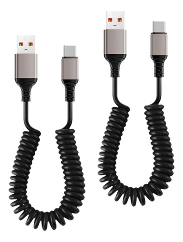 Cable De Carga Rápida Usb-c De 2 Piezas, Cable De Carga En