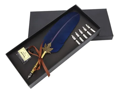 comprar Pluma De Pluma Vintage Pluma De Tinta De Inmersión Juego De 