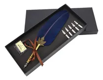 Comprar Pluma De Pluma Vintage Pluma De Tinta De Inmersión Juego De 