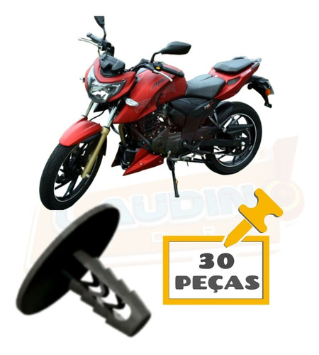 Bucha Para Barro Traseiro Moto Dafra Apache 200cc 30 Peças