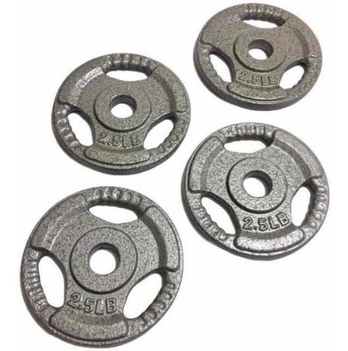 Set 4 Discos Estándar Para Mancuerna / Barra Ajustable 2.5lb