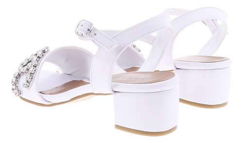 Zapatillas Elegantes De Tacón Bajo Con Pedrería Moda Aona