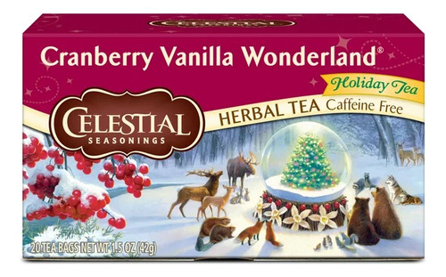 Celestial Seasonings Cranberry Vanilla Wonderland 18tea Bags