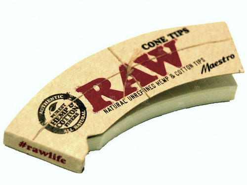 Imagen 3 de 10 de Papel Para Armar Sedas Raw Ks Con Filtros Tips Cone - Up