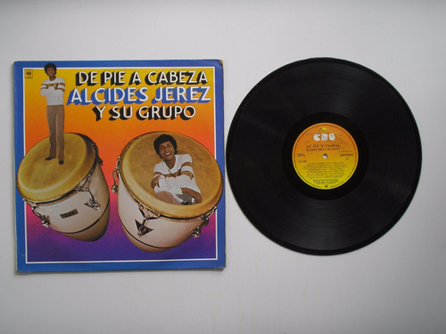 Lp Vinilo Alcides Jerez Y Su Grupo  De Pie A Cabeza Col 1981