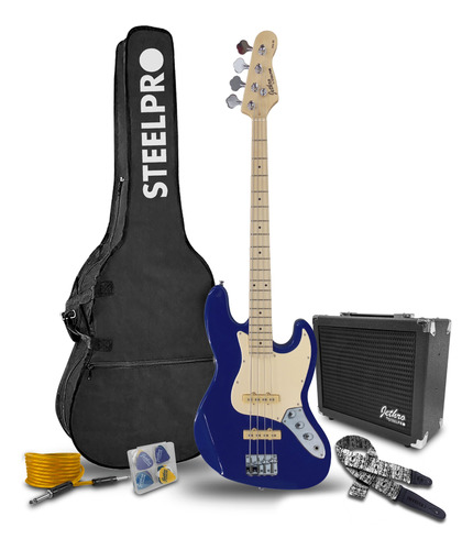 Paquete Bajo Electrico Jethro Series By Steelpro 506-sk