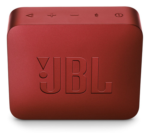 Imagen 4 de 5 de Parlante JBL Go 2 portátil con bluetooth waterproof ruby red