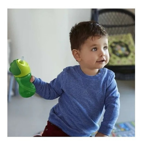 Imagen 6 de 7 de Vaso Antiderrame Pajita 300ml +12 Avent Straw Cup Maternelle
