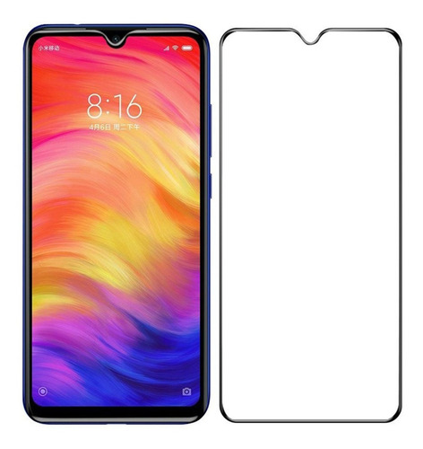 Mica Completa Para Xiaomi Redmi Note 8 Glass Mica 9d 2pcs
