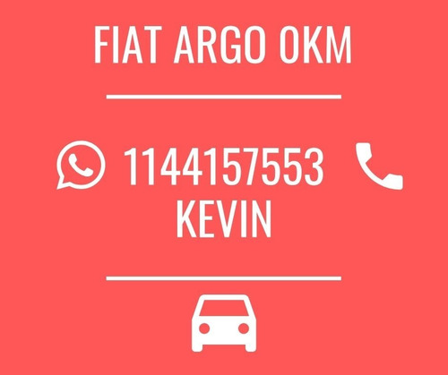 Fiat Argo 1.3 O 1.8 0km 2020 - Tomo Usado - Gnc Opcional *