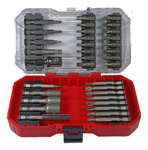 Kit Jogo De Pontas Bits Alta Qualidade 34 Pcs Webkits