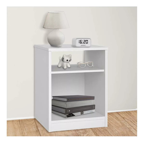 Buró Moderno Recamara Mesa Noche Minimalista Madera