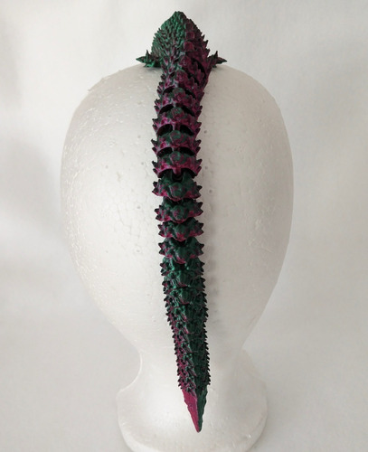 Dragon Articulado Estilo Medieval Para El Cabello En 3d