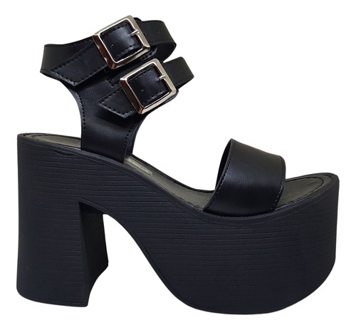 Sandalias Zapatos Moda Pulsera Plataforma Taco Alto Mujer 