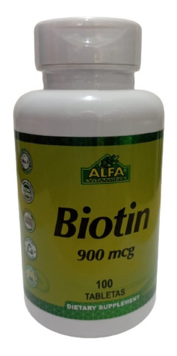 Biotin 900mcg X 100 Table Alfa - Unidad a $40000