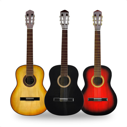 Guitarra Electro Criolla Superior Colore Funda Pua Garantia