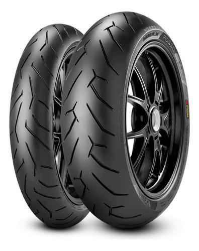 Par Pneu Pirelli Diablo Rosso Ii 120/70r17 + 150/60r17