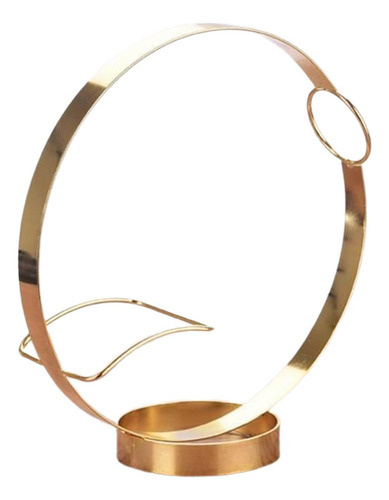 Soporte Para Botellas De Vino De Hierro En Forma De Dorado