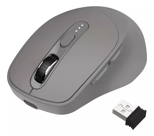 Free Wolf X7 Mouse Inalámbrico Silencioso Ergonómico Mouse Bluetooth/2.4g  Modos Dual Para Oficina Gaming Ratón Recargable Y Ergonómico Con Indicador  De Batería Click Silencioso Para Pc/mac/tablet