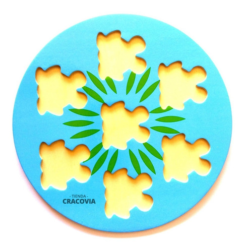 Juego De Pesca De Madera Didáctico Imantado Ranas Colores