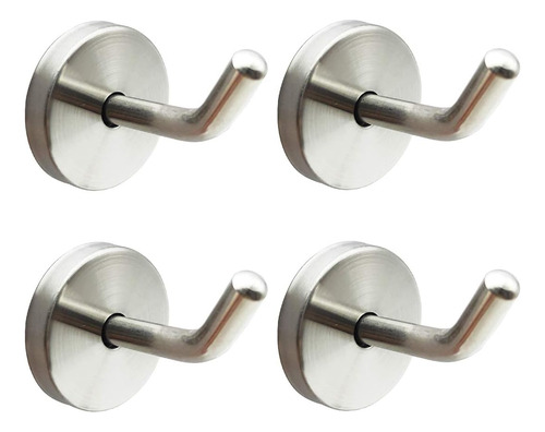 Sipery 4 Ganchos De Acero Inoxidable Para Batas De Montaje E
