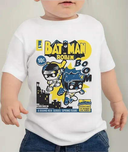 Camisetas Camisas De Batman-marvel Comic Para Niños Infantil