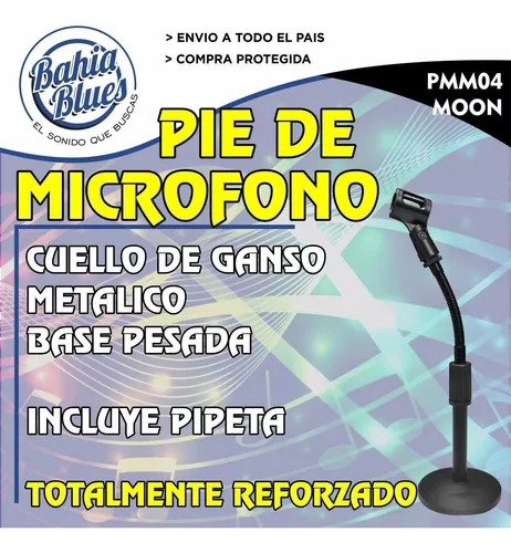 Pie Microfono Base Pesada Escritorio Regulable Envio - Cuota
