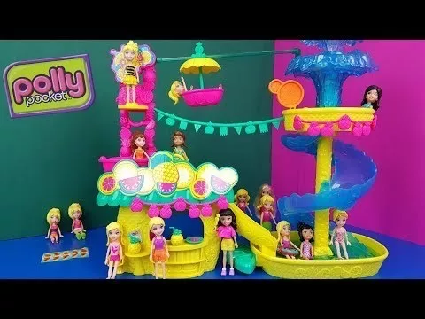 Polly Pocket Parque Aquático dos Abacaxis Gfr02 Mattel - brincasa