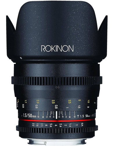 Lente Rokinon Cine Ds 50mm T1.5 Para Canon