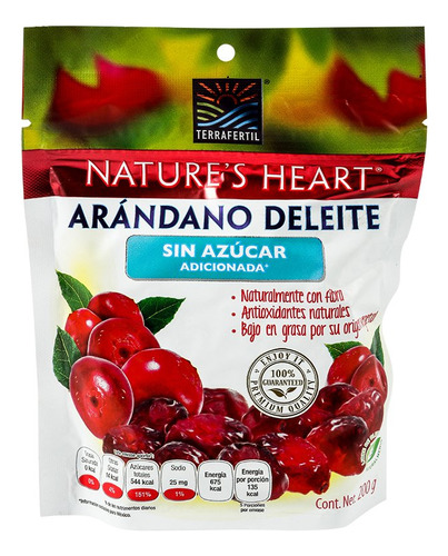 Arándano Deleite Natures Heart 200g