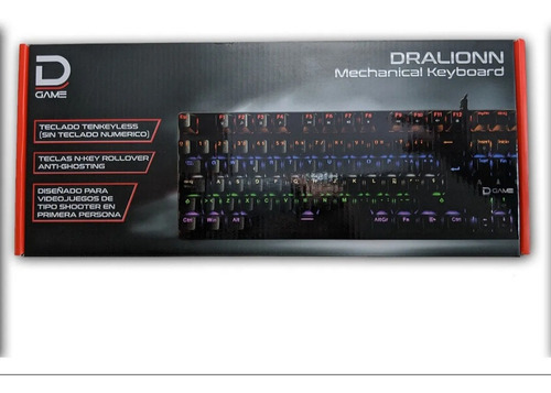 Imagen 2 de 4 de Teclado Mecánico Gaming 512154 Genérico