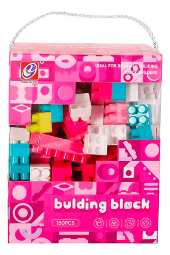 Bloques Apilables Juego De Construccion Plastico 150 Piezas Versión Del Personaje Niña