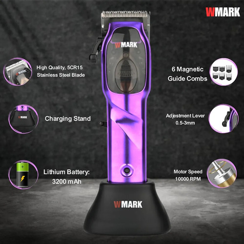 Máquina Clipper Wmark Ng 9003 Barbería Profesional