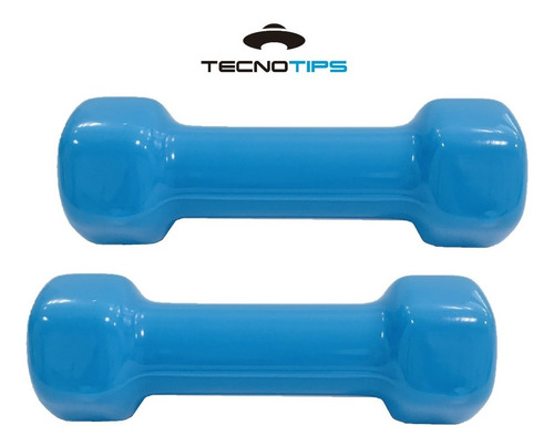 Imagen 2 de 10 de Kit Pesas Mancuerna 1/2 Kg C/u 0.5 Kg Cardio Box Tecnotips ®