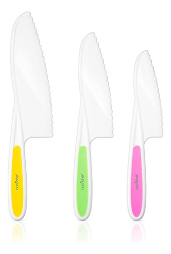 ~? Nutrichef 3-piece Nylon Kitchen Horking Knife Set - Cuchi