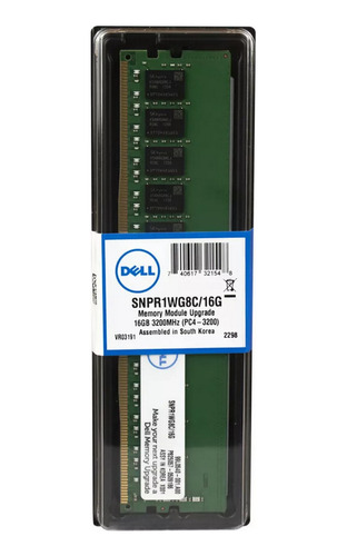 Memoria Dell Emc T150 Snpr1wg8c 16gb Ddr4 3200 Mhz Micron