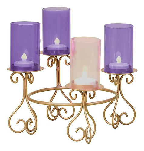 Soportes Para Flautas Cristal Adviento Romanas 8 25 Pulgadas