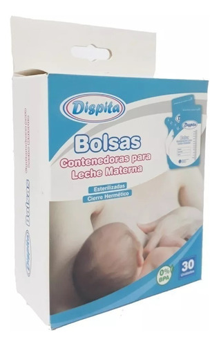 Bolsas Contenedoras Para Leche Materna X 30 Unidades Dispita