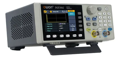 Dge3062 Generador De Funciones Owon 60 Mhz 2 Ch Modulación