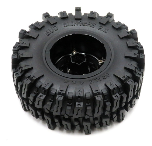 4pcs Rc 2.2 Mud Slingers Neumáticos Super Grip Crawler Neumá