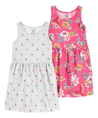 Carter´s Pack 2 Vestidos Musculosa Floral 2n798210