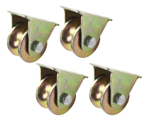 Castor Braked Silen Plate Caster,4 Heavy Duty Caster For