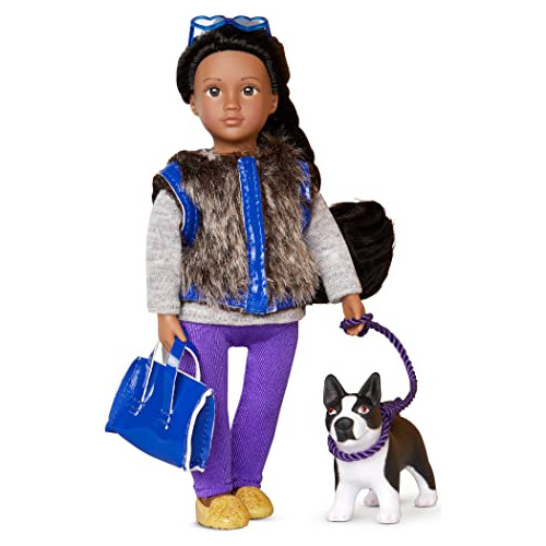 Lori Dolls  Mini Doll &amp; Toy Dog  6 Pulgadas Doll &amp;